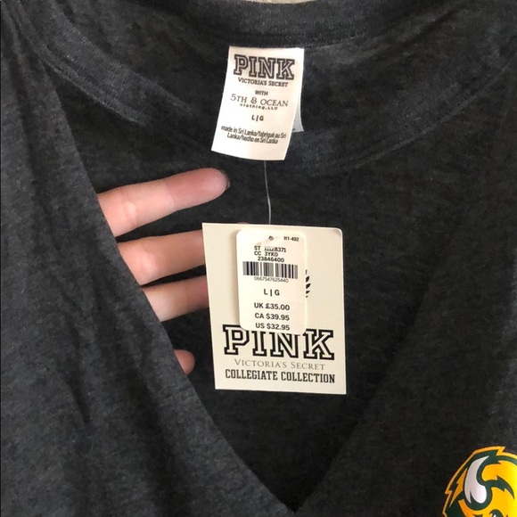 NDSU VS Pink crop top - Picture 4 of 5